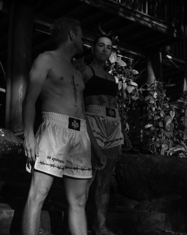 MUAY THAI SHORTS | WHITE