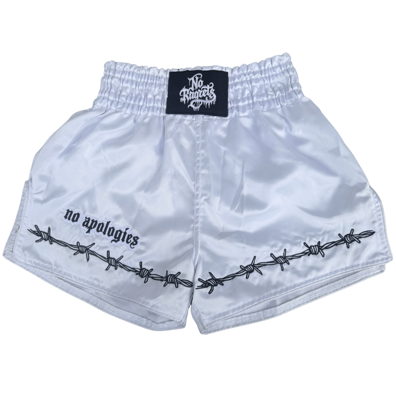 MUAY THAI SHORTS | WHITE