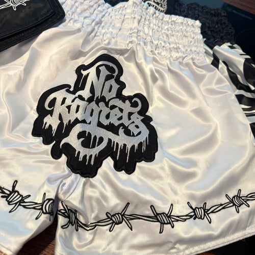 MUAY THAI SHORTS | WHITE