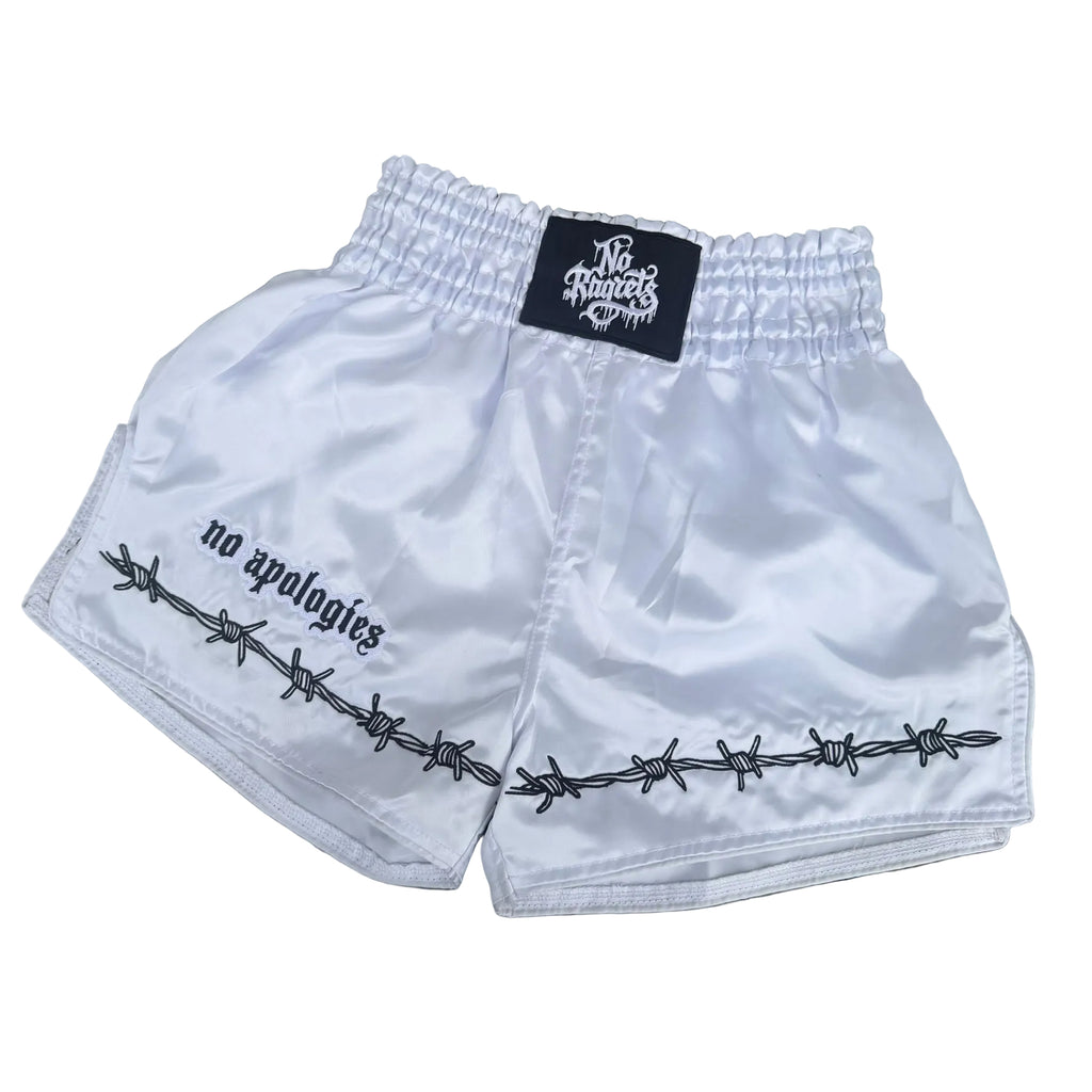 MUAY THAI SHORTS | WHITE
