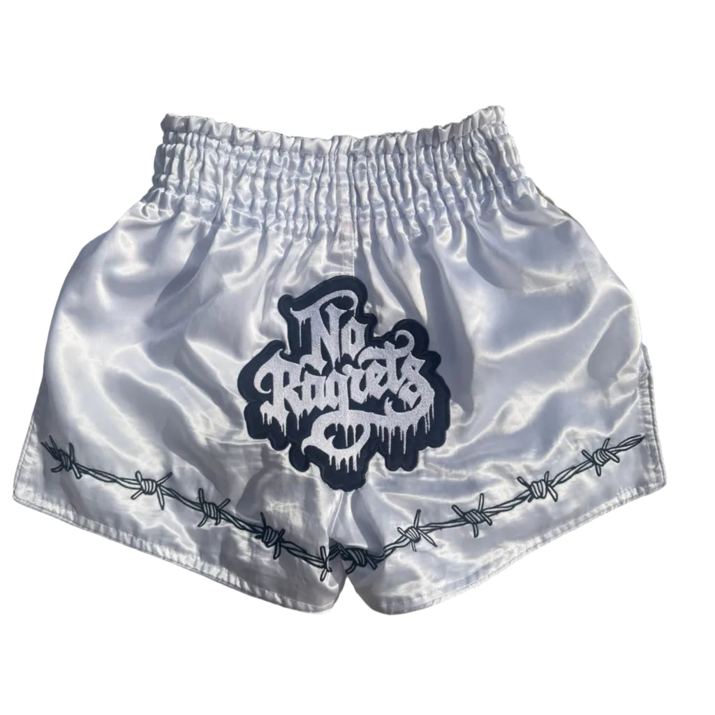 MUAY THAI SHORTS | WHITE